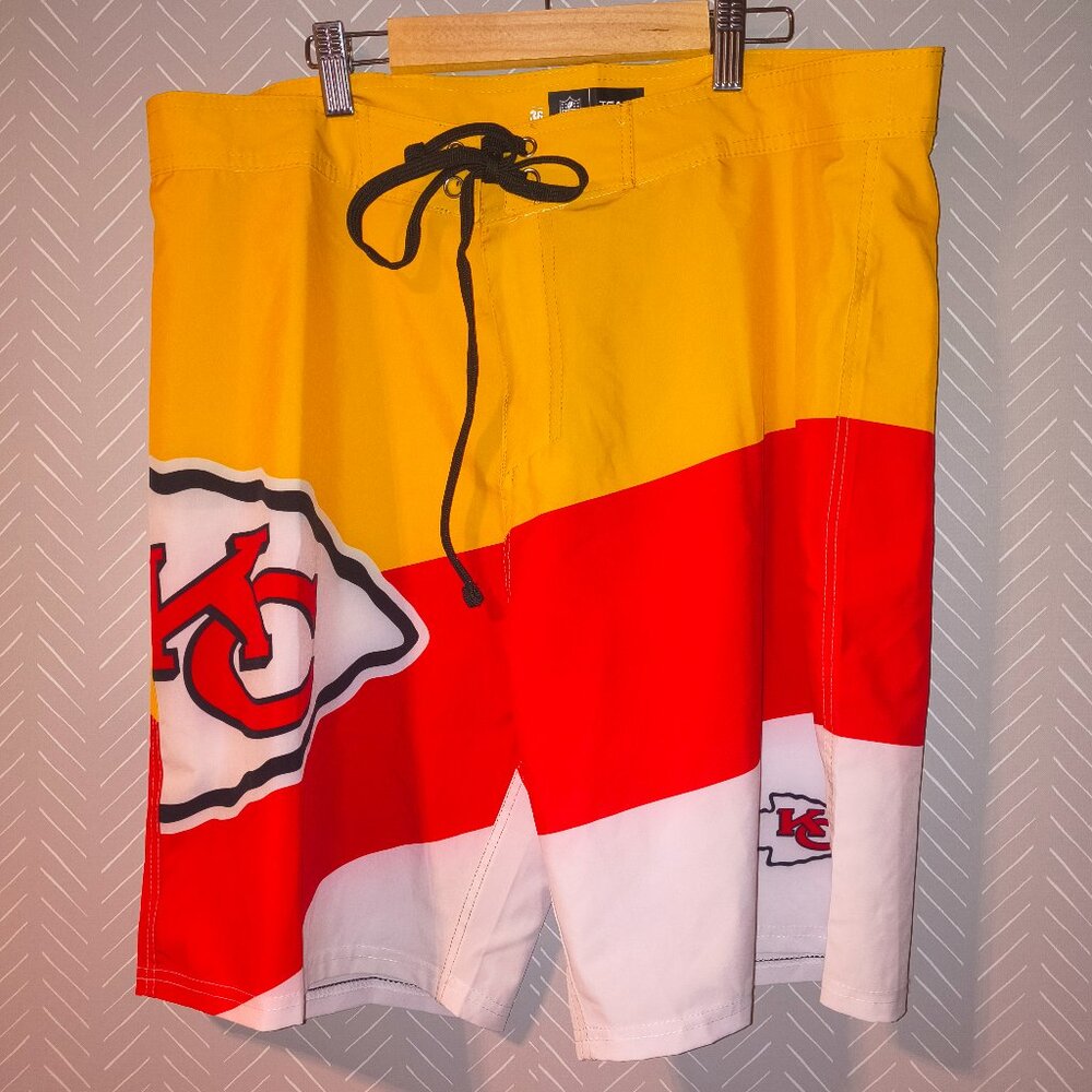 KC Chiefs swim trunks 36 NFL Apparel